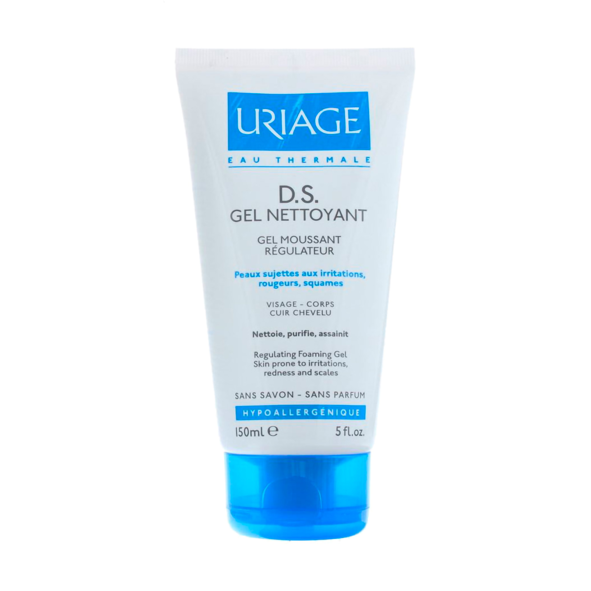 Очищувальний гель для обличчя та тіла Uriage D.S. Gel Nettoyant, 150 мл